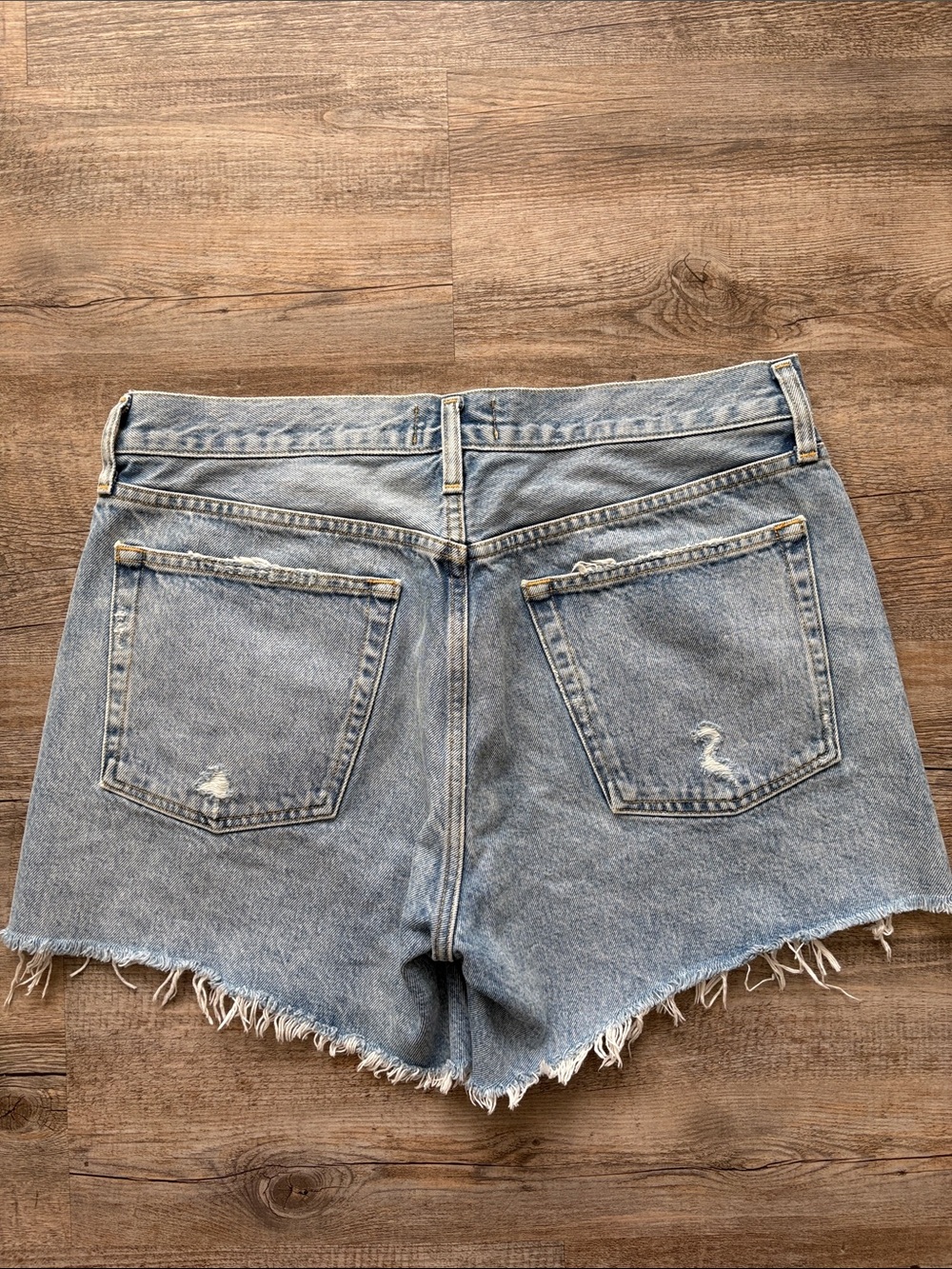 Agolde Parker Denim Shorts - Picture 3 of 4